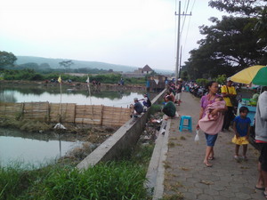 Kolam pemancingan gratis di Malang